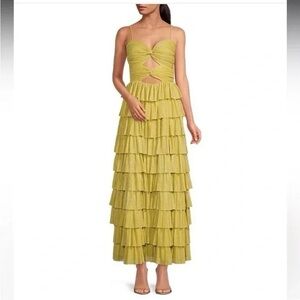 Gianni Bini Yellow High Low Dress